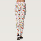 Modern Hand Drawn - Tulpen Leggings (Achterkant)