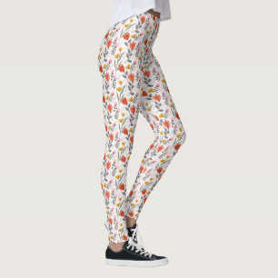 Modern Hand Drawn - Tulpen Leggings