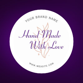 Modern Hand gemaakt script Typografie Sticker