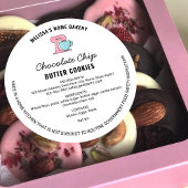 Modern Hand getrokken Bakery Food License Label