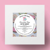 Modern Hand getrokken Bakery Food License Label