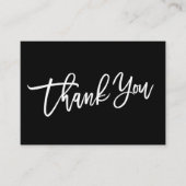 MODERN HAND LETTERED Bedankt voor je aankoop Informatiekaartje (Voorkant)