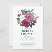 Modern Hand Painted Floral Bouquet Vrijgezellenfee Kaart (Voorkant)