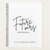 Modern Hand Script Future Mrs Wedding Planner (Voorkant)