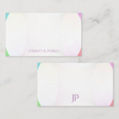 Modern handboek Waterverf handschrift Notitiekaartje (Voorkant / Achterkant)