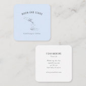 Modern, Hände mit Zauberstab und Sternen, Vierkante Visitekaartje (Voorkant / Achterkant)