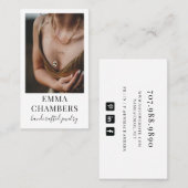 Modern Handgemaakt Visitekaartje Jewelry Designer (Voorkant / Achterkant)