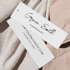 Modern Handgemaakte Zakelijke Kleding Label Hang L Mini Visitekaartjes