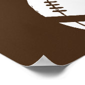 Modern handgeschilderd Football art. 1 van 6 Poster (Hoek)