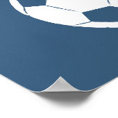 Modern handgeschilderd Voetbal art. 1 van 6 Poster (Hoek)