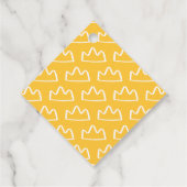 Modern handgeschreven baby shower bedankjes labels (Achterkant)