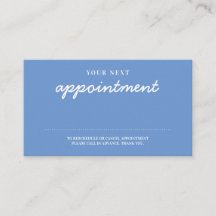 Modern handgeschreven, blauwe herinnering