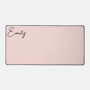 Modern Handgeschreven Handtekening Script Blush Bureaumat