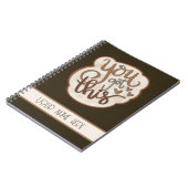 Modern handgeschreven heb je deze inspiratie notitieboek (Linkerzijde)