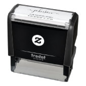 Modern Handgeschreven Naam & het Adres van de Teru Zelfinktende Stempel (Product)