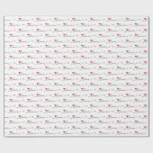 Modern Handgeschreven Script Liefde & Harten Cadeaupapier (Vlak)