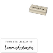 Modern handgeschrift uit de bibliotheek van het ex rubberstempel (Gestempeld)
