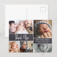 Modern handlettering Baby shower voor fotocollage