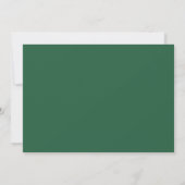 Modern handschrift geannuleerd bruiloft blad groen kaart (Achterkant)