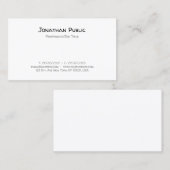 Modern handschrift script tekst minimalistische Sj Visitekaartje (Voorkant / Achterkant)