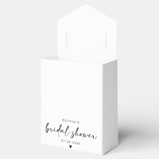 Modern handschrift script Vrijgezellenfeest Bedankdoosjes (Geopend)