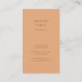 Modern handschrift scriptnaam Elegante Sjabloon Visitekaartje (Achterkant)