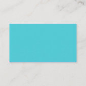 Modern Handschrift Turquoise Luier Raffle Ticket Informatiekaartje (Achterkant)