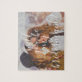 Modern handschrift zal je zijn mijn Bridesmaid Legpuzzel (Verticaal)