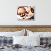 Modern handwritten script Believe Canvas Print (Insitu (Slaapkamer))