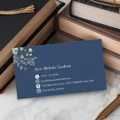 Modern Handwritten Script Graduate Name Card Visitekaartje