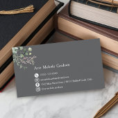 Modern Handwritten Script Graduate Name Card Visitekaartje