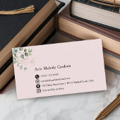 Modern Handwritten Script Graduate Name Card Visitekaartje