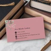 Modern Handwritten Script Graduate Name Card Visitekaartje