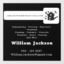 Modern handyman bouw custom logo