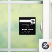Modern handyman bouw custom logo raamsticker (Huis)