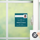 Modern handyman bouw custom logo raamsticker (Huis)