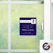 Modern handyman bouw custom logo raamsticker (Huis)