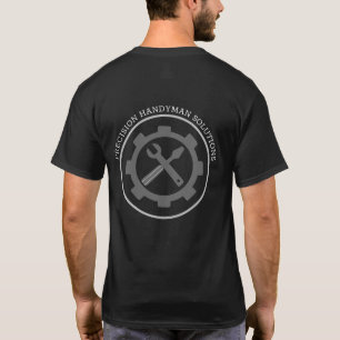 Modern handyman bouw custom logo t-shirt