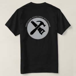 Modern handyman bouw custom logo t-shirt