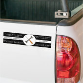 Modern handyman constructie aangepast logo bumpersticker (Op Truck)