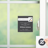 Modern handyman constructie aangepast logo raamsticker (Huis)