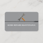 Modern handyman constructie aangepast logo visitekaartje (Voorkant)