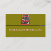Modern handyman construction custom logo visitekaartje (Voorkant)
