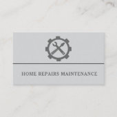 Modern handyman construction custom logo visitekaartje (Voorkant)