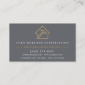 Modern Handyman Construction  Visitekaartje (Voorkant)