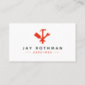 Modern Handyman Tools Home Improvement Visitekaartje (Voorkant)