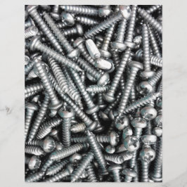 Modern Handyman Tools Zilveren schroefpatroon