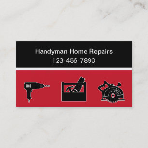 Modern Handyman Visitekaartjes