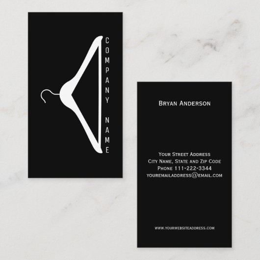 Modern Hanger Visitekaartje (Voorkant / Achterkant)