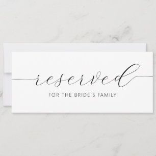 Modern Hanging Reserved Kaart Wedding Sign